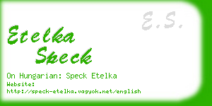 etelka speck business card